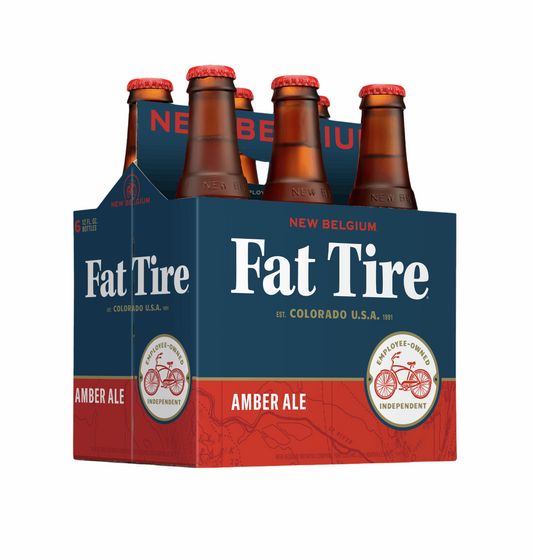 New Belgium Brewing Fat Tire Ale Beer 12-Oz Bottle 6-Pack