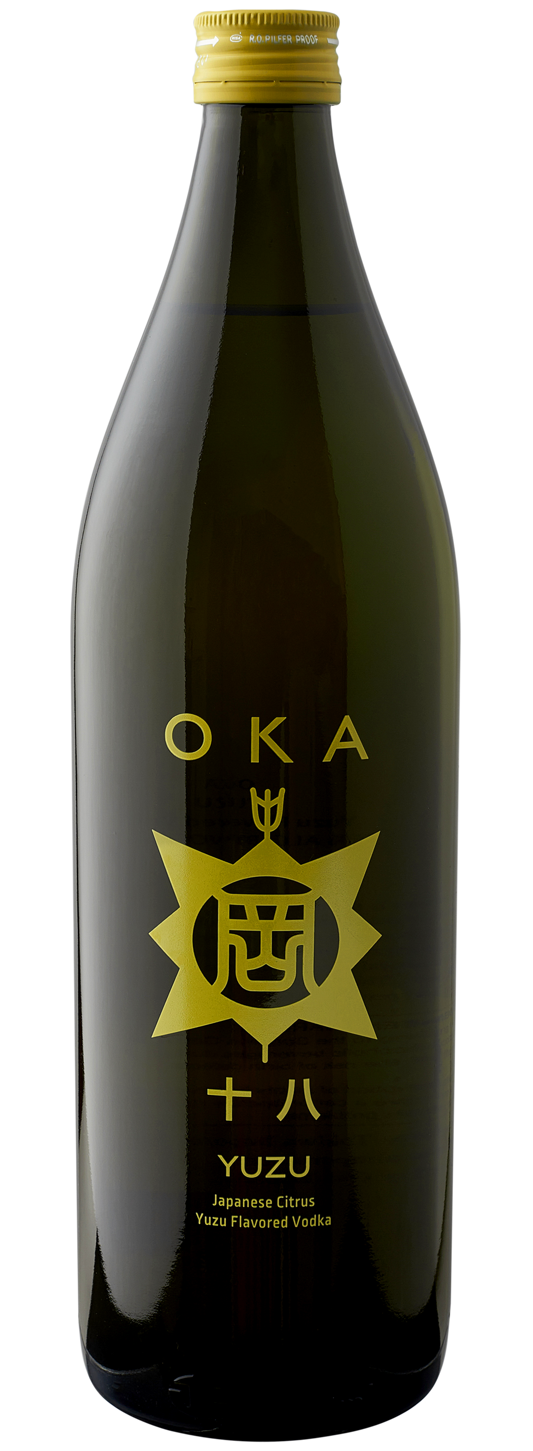 Oka Yuzu Japanese Flavored Vodka 900ml