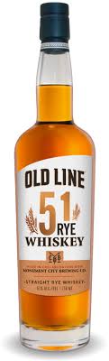 Old Line 51 Straight Rye Whiskey 750ml