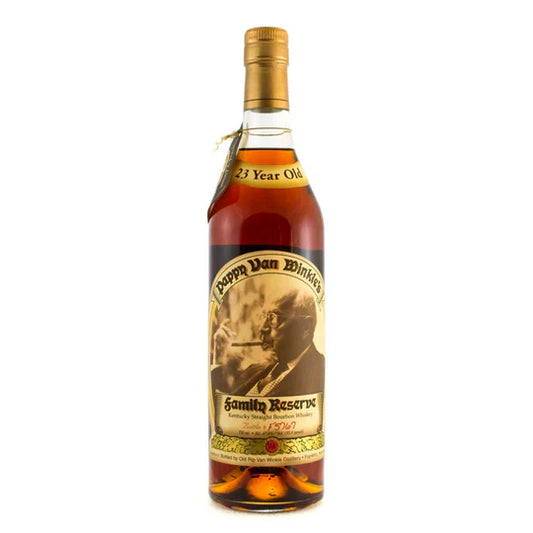 Old Rip Van Winkle Family Reserve Preston Van Winkle Signed 23 Year Old Kentucky Straight Bourbon Whiskey 750ml