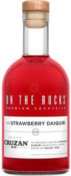 On The Rocks Cruzan Rum Strawberry Daiquiri 375ml