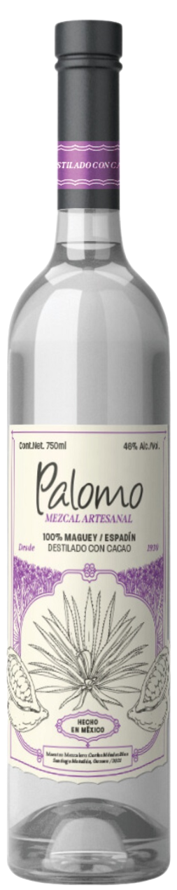 Palomo Espadin Destilado con Cacao Artesanal Mezcal 700ml