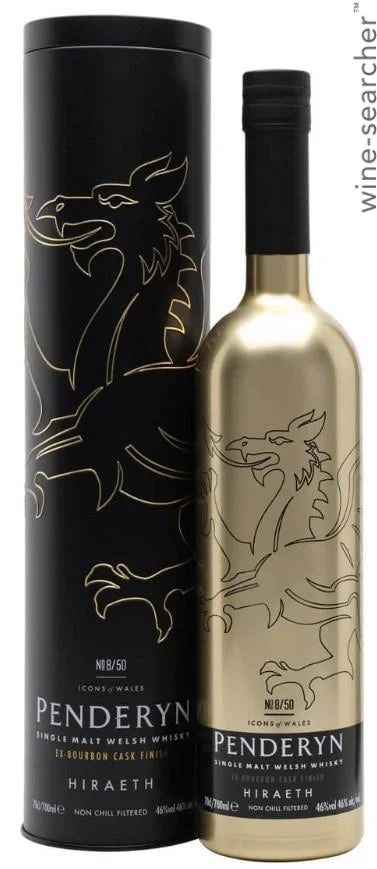 Penderyn Icons of Wales No. 8/50 Hiraeth Ex-Bourbon Cask Finish Single Malt Welsh Whisky 700ml