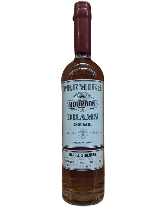 Premier Drams PLDC 3 7 Years Old Barrel Strength Single Barrel Wheated Straight Bourbon Whiskey 101.4 Proof 750ml