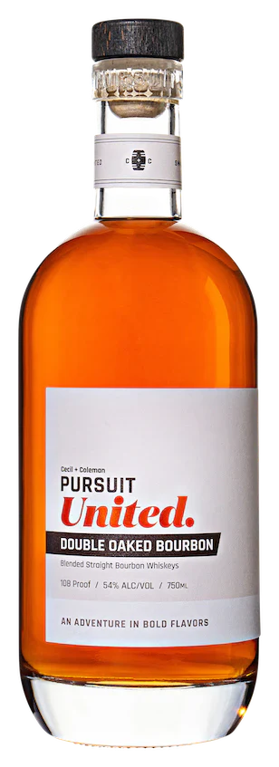 Pursuit Spirits United Double Oaked Bourbon Blended Straight Bourbon Whiskey 750ml
