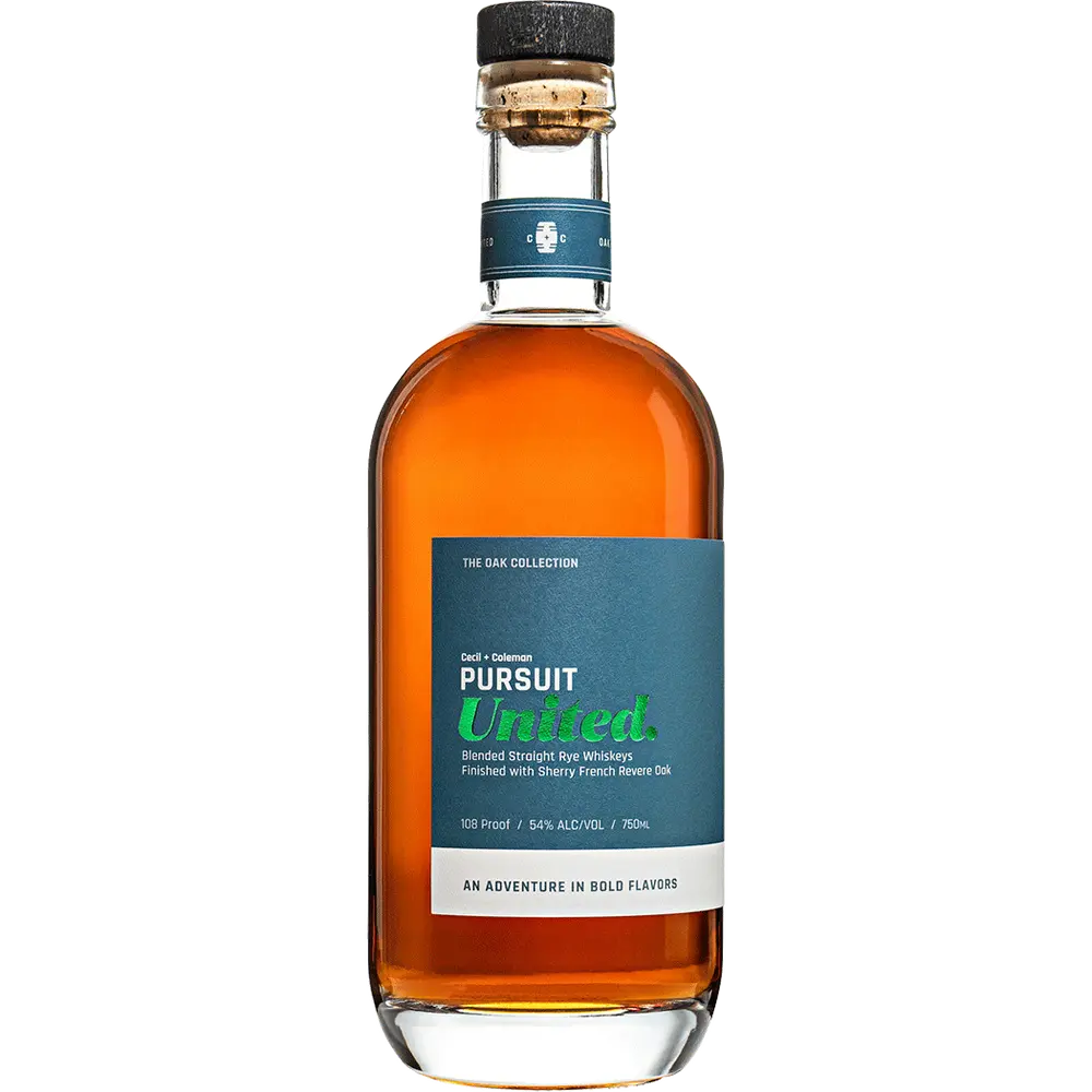 Pursuit United Sherry French Revere Oak Blended Straight Rye Whiskey (108prf) 750ml