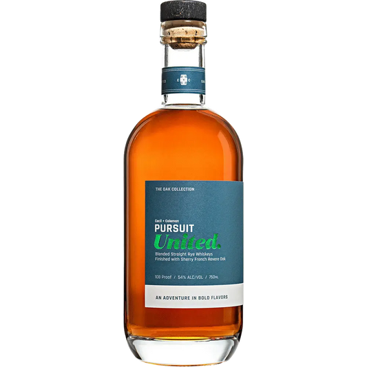 Pursuit United Sherry French Revere Oak Blended Straight Rye Whiskey (108prf) 750ml