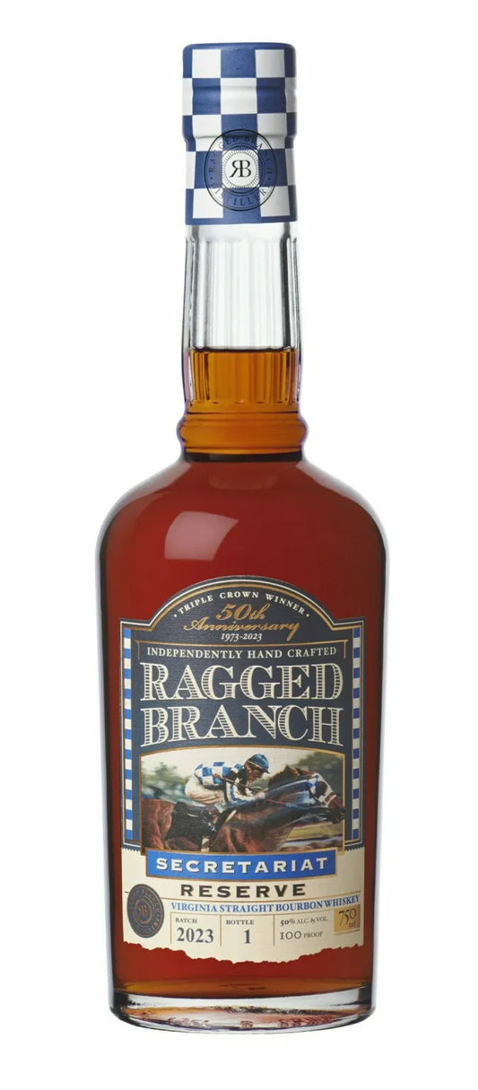 Ragged Branch Batch No#2023 Secretariat Reserve 50th Anniversary Virginia Straight Bourbon Whiskey 750ml