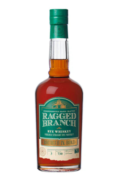 Ragged Branch Bottled In Bond Straight Rye Whiskey 750ml