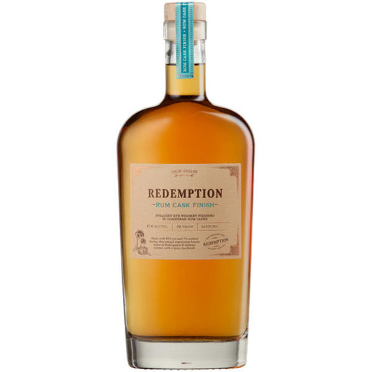 Redemption Rum Cask Finish Straight Rye Whiskey 750ml