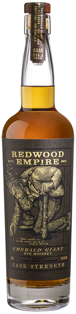 Redwood Empire Emerald Giant Cask Strength Rye Whiskey 750ml