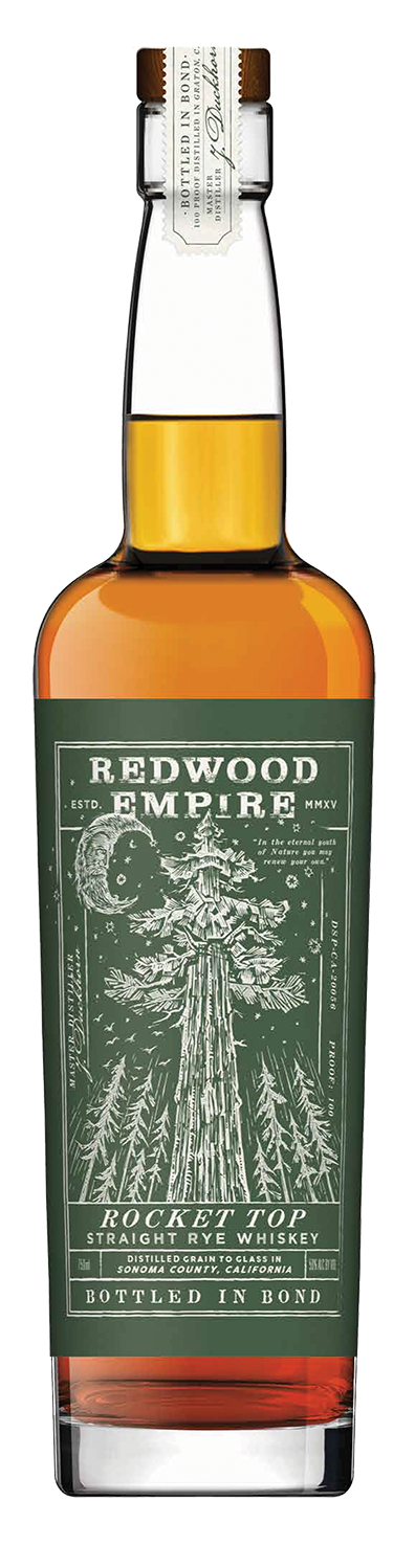 Redwood Empire Rocket Top Bottled In Bond Rye Whiskey 750ml