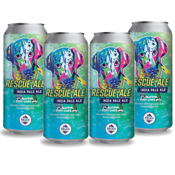 Solace Rescue Ale India Pale Ale Beer 16-Oz Can 4-Pack – Modern Mart DC