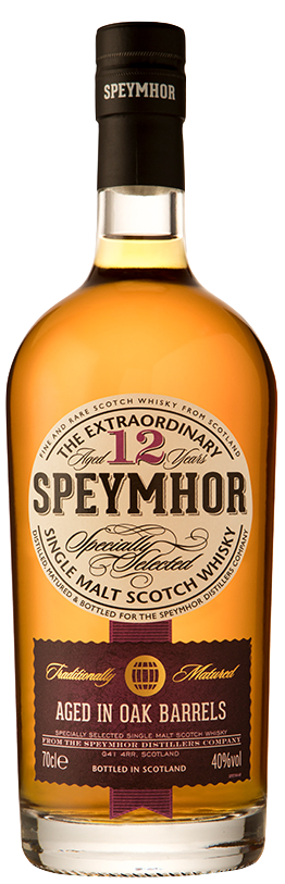Speymhor Whisky 12 Years Old Specially Selected Aged In Oak Barrels Single Malt Scotch Whisky 700ml