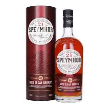 Speymhor Whisky 21 Years Old Specially Selected Aged In Oak Barrels Single Malt Scotch Whisky 700ml