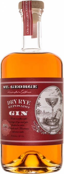 St. George Spirits Dry Rye Reposado Gin 750ml