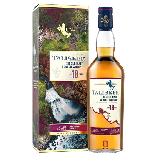 Talisker 18 Year Old Single Malt Scotch Whisky 750ml