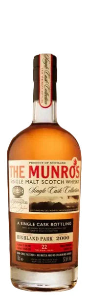 2000 The Munro's Highland Park 22 Year Old Single Malt Scotch Whisky 700ml