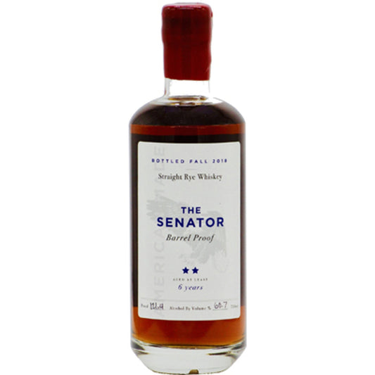 The Senator 6 Year Old Barrel Proof Straight Rye Whiskey 750ml
