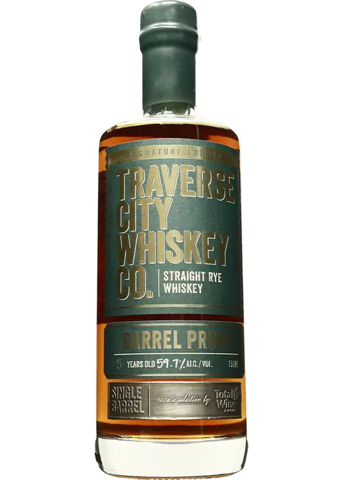 Traverse City Barrel Proof Rye Whiskey 750ml