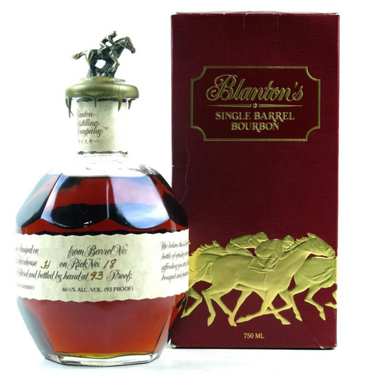 Blanton's Cream label Takara Red Single Barrel Kentucky Straight Bourbon Whiskey 750ml