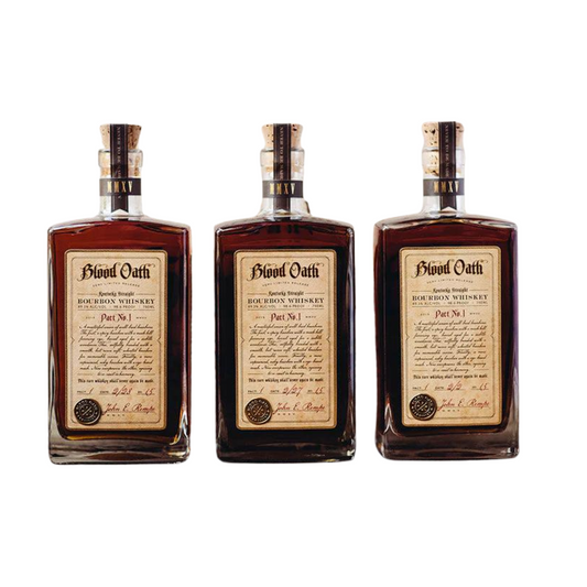 Blood Oath Pact No. 1 Kentucky Straight Bourbon Whiskey 750ml Bundle 3-Pack