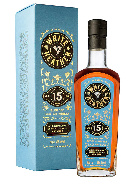 White Heather 15 Year Old Blended Scotch Whisky 700ml