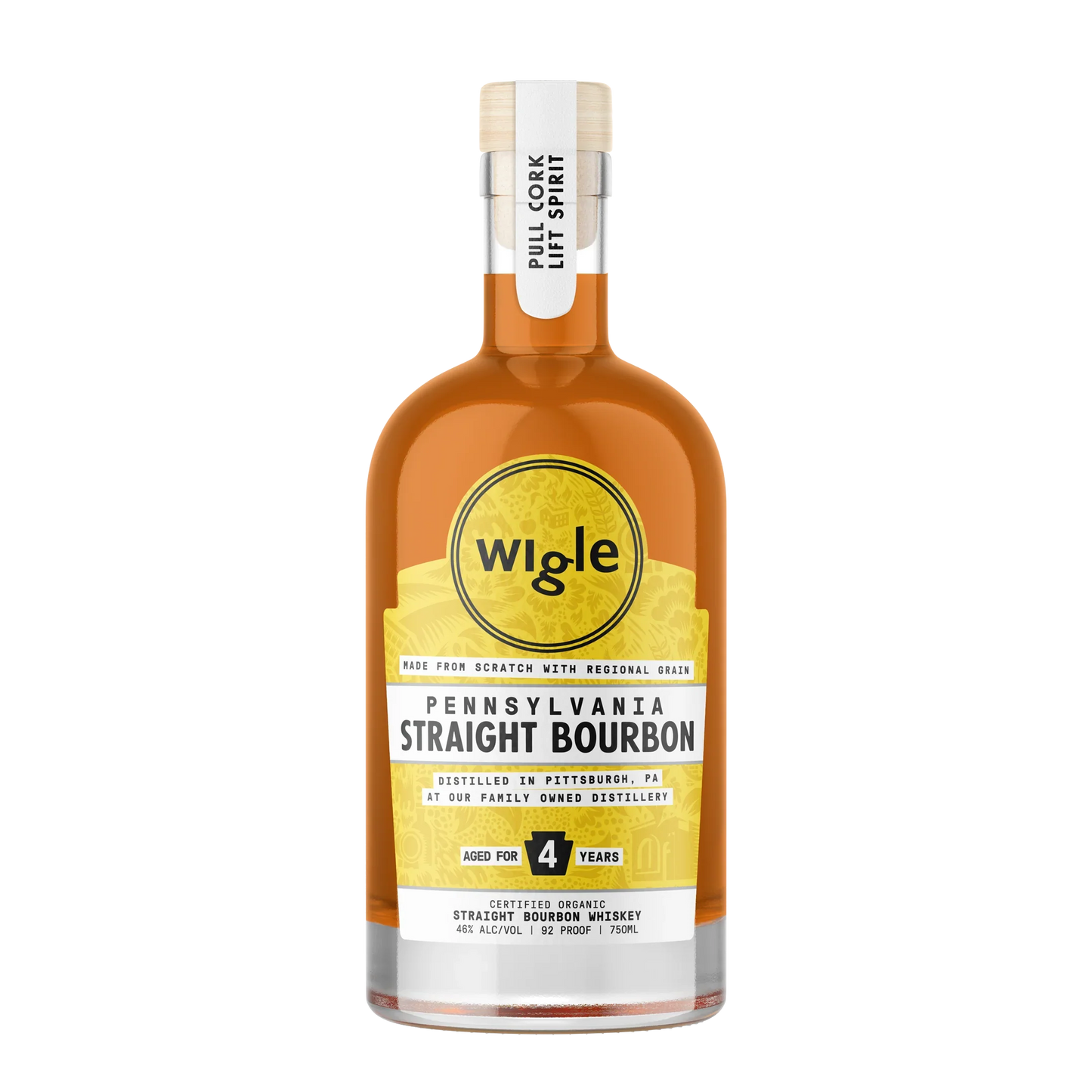 Wigle Pennsylvania Straight Bourbon Whiskey 750ml