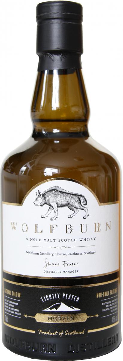 Wolfburn Distillery Morven Lightly Peated Single Malt Scotch Whisky 700ml