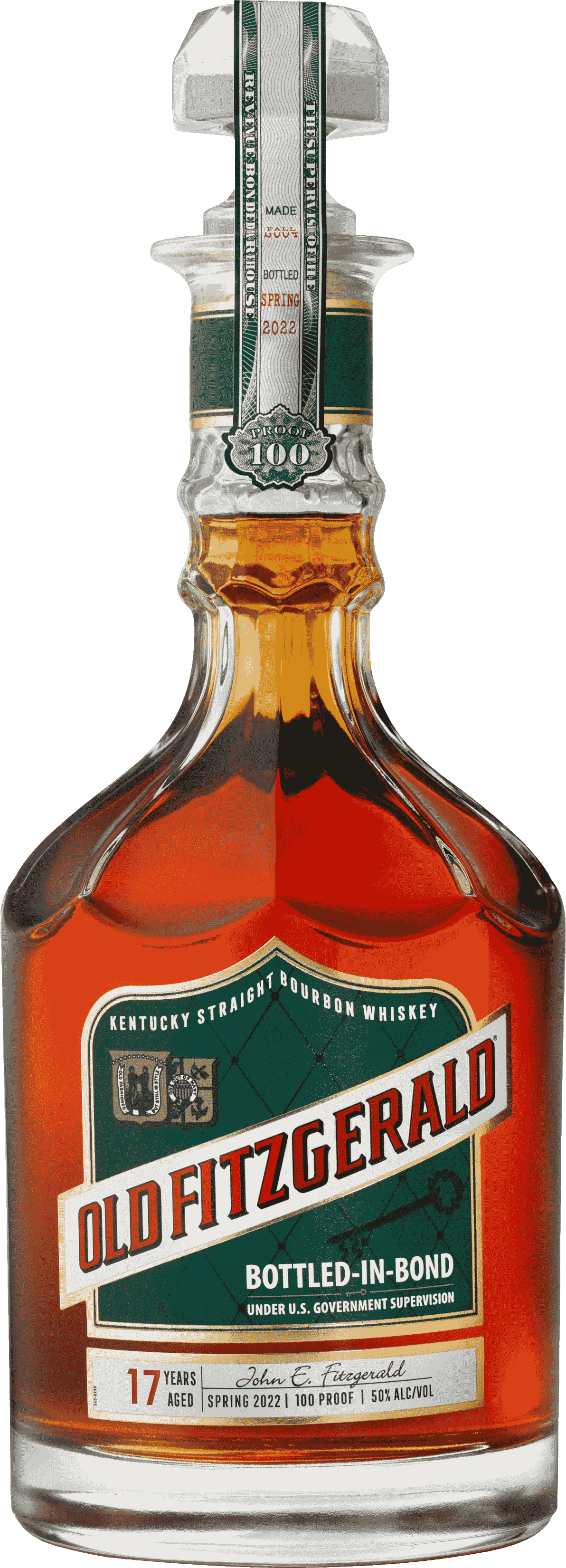 Old Fitzgerald Bottled in Bond 17 Year Old Kentucky Straight Bourbon Whiskey 750ml