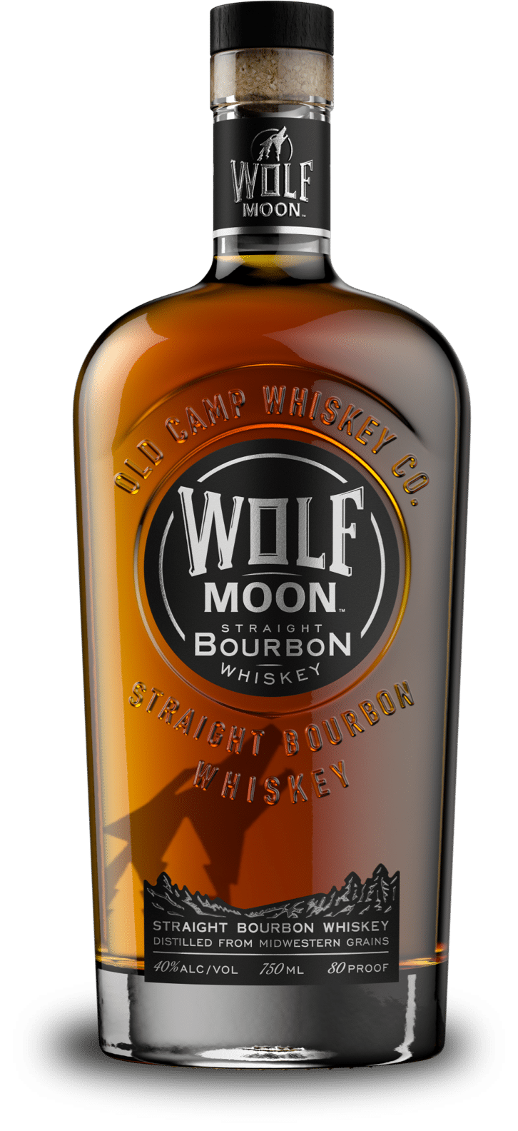 Wolf Moon Straight Bourbon Whisky 750ml