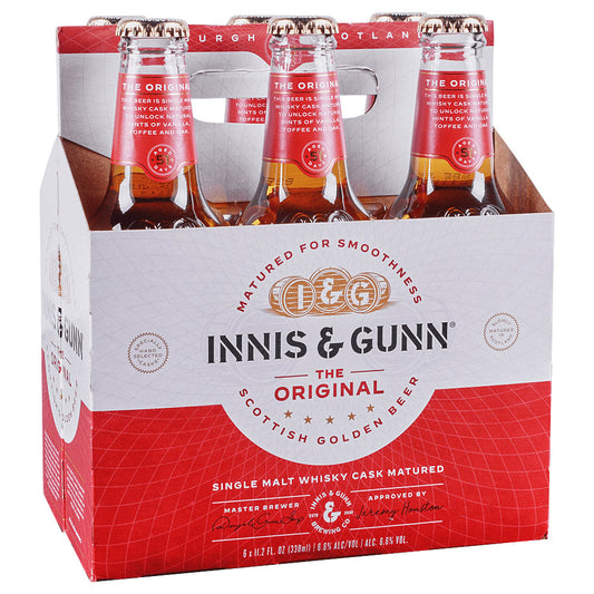 Innis & Gunn The Original Single Malt Whisky Cask Matured Scottish Golden Beer 4-Pack Bottles