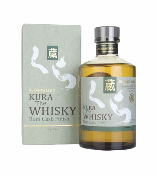 KURA PURE MALT WHISKEY FINISHED IN JAPANESE RUM BARRELS 750 ML