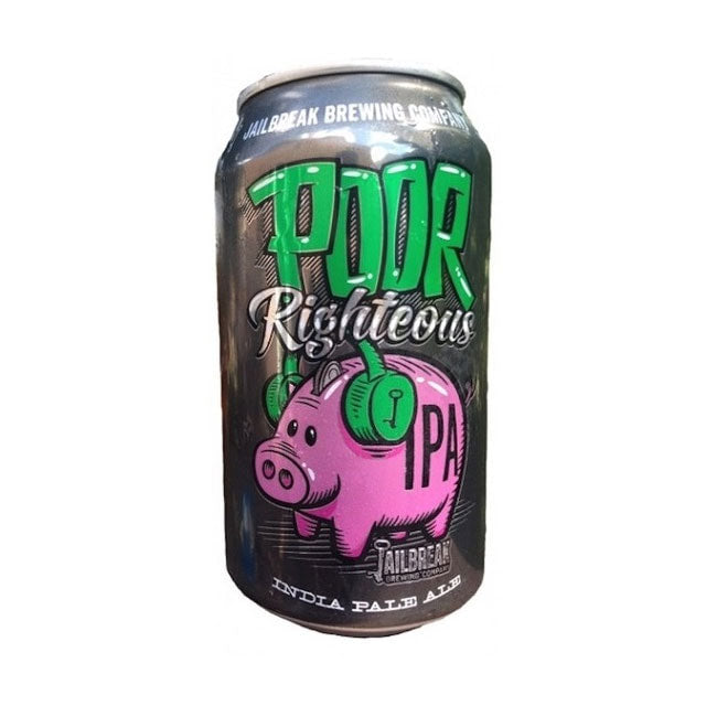 Jailbreak Poor Righteous IPA India Pale Ale Beer 6-Pack Cans