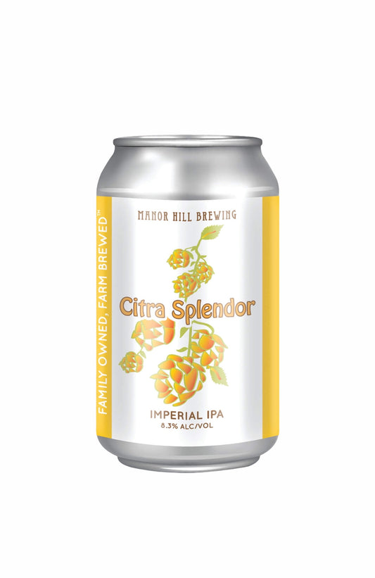MANOR HILL BREWING CITRA SPLENDOR IMPERIAL IPA 6 PACK
