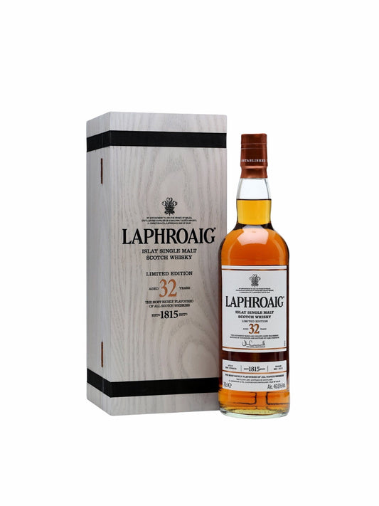 LAPHROAIG 32 YEAR OLD SINGLE MALT SCOTCH LIMITED EDITION 750 ML