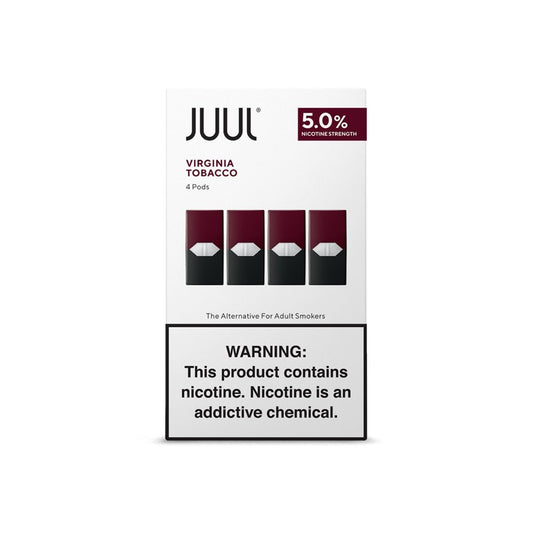 JUUL VIRGINIA TOBACCO 2 PODS 4 PACK JUUL PODS