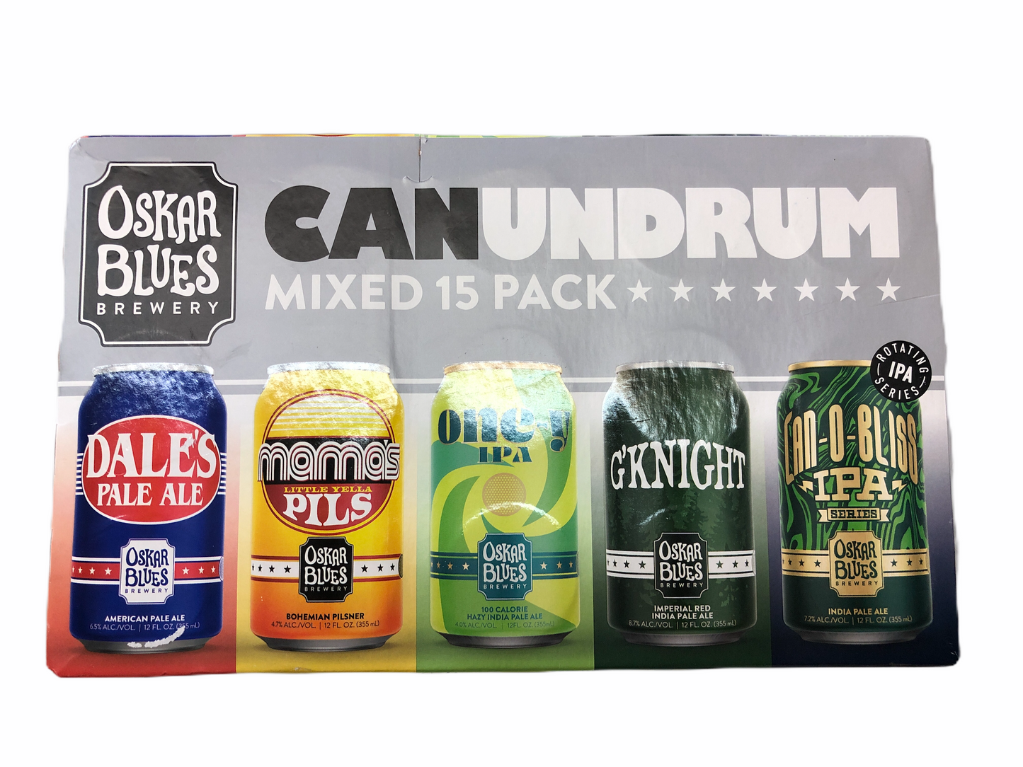OSKAR BLUES BREWERY CANUNDRUM 15 PACK 15 PACK