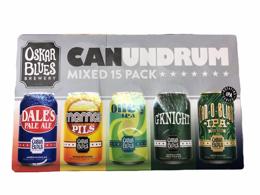 OSKAR BLUES BREWERY CANUNDRUM 15 PACK 15 PACK