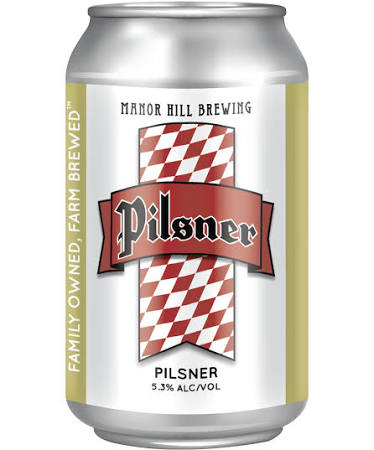 MANOR HILL PILSNER 6 PACK CANS