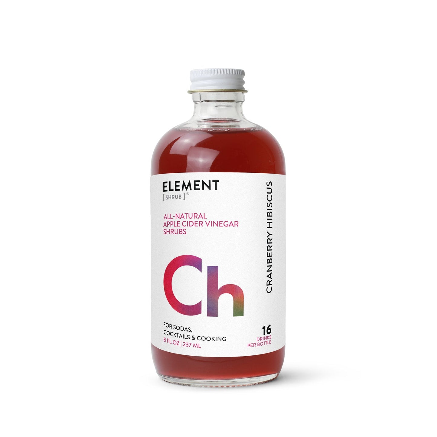ELEMENT SHRUB & CLUB CRANBERRY HIBISCUS 8 FL OZ