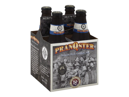 North Coast Brewing Pranqster Belgian Style Golden Ale Beer 12-Oz Bottle 4-Pack