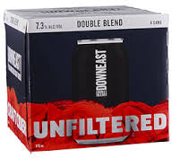 DOWNEAST DOUBLE  BLEND CRAFT CIDER 4 PACK CANS