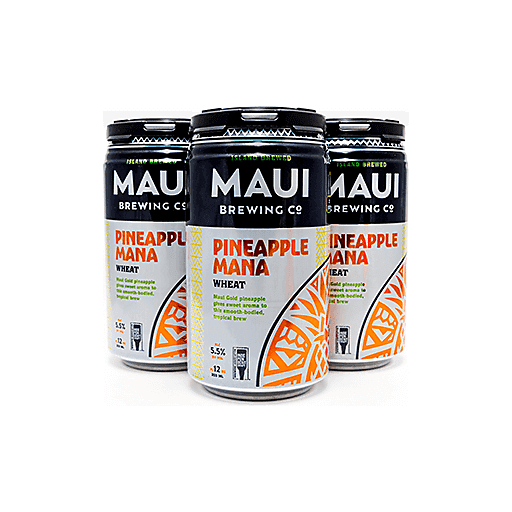 MAUI BREWING CO. PINEAPPLE MANA WHEAT 6 PACK CAN