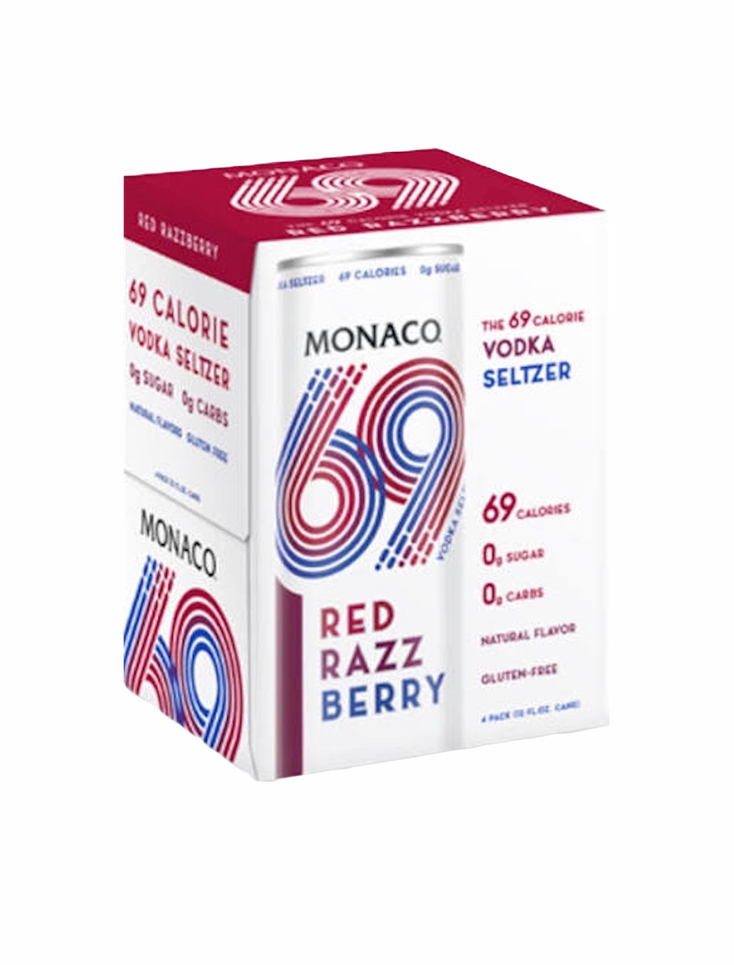 MONACO 69 RED RAZZ BERRY 4 PACK CAN