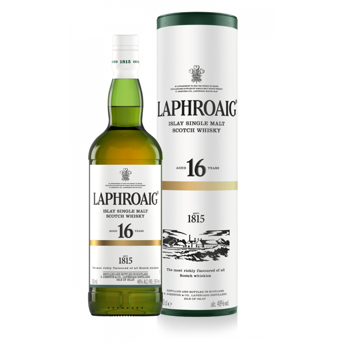 LAPHROAIG ISLAY SINGLE MALT 16 YEARS 750 ML