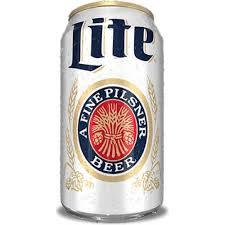 MILLER LITE A FINE PILSNER 6 PACK CANS