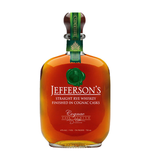 JEFFERSON'S STRAIGHT RYE FINISHED IN COGNAC CASK 750 ML