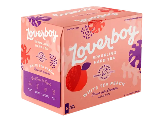 Loverboy Sparkling Hard White Peach Tea 6-Pack