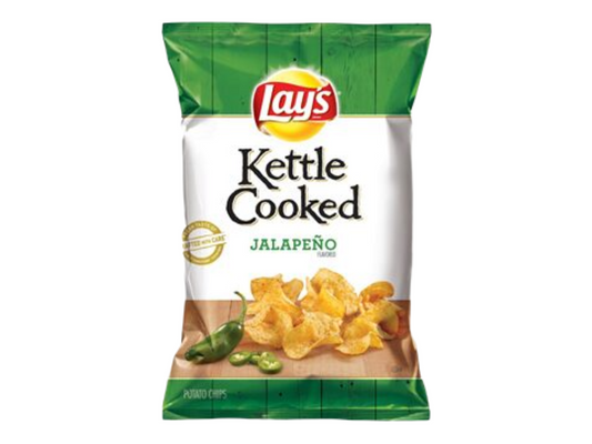 LAY'S KETTLE COOKED JALAPENO 2.5 OZ